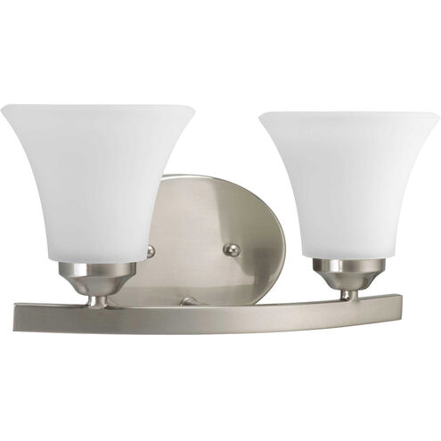 Germain St 2 Light 13.25 inch Brushed Nickel Bath Vanity Wall Light