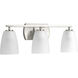 Pescara 3 Light 23 inch Brushed Nickel Bath Vanity Wall Light