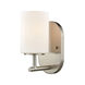 Elif 1 Light 6 inch Satin Nickel Vanity Light Wall Light