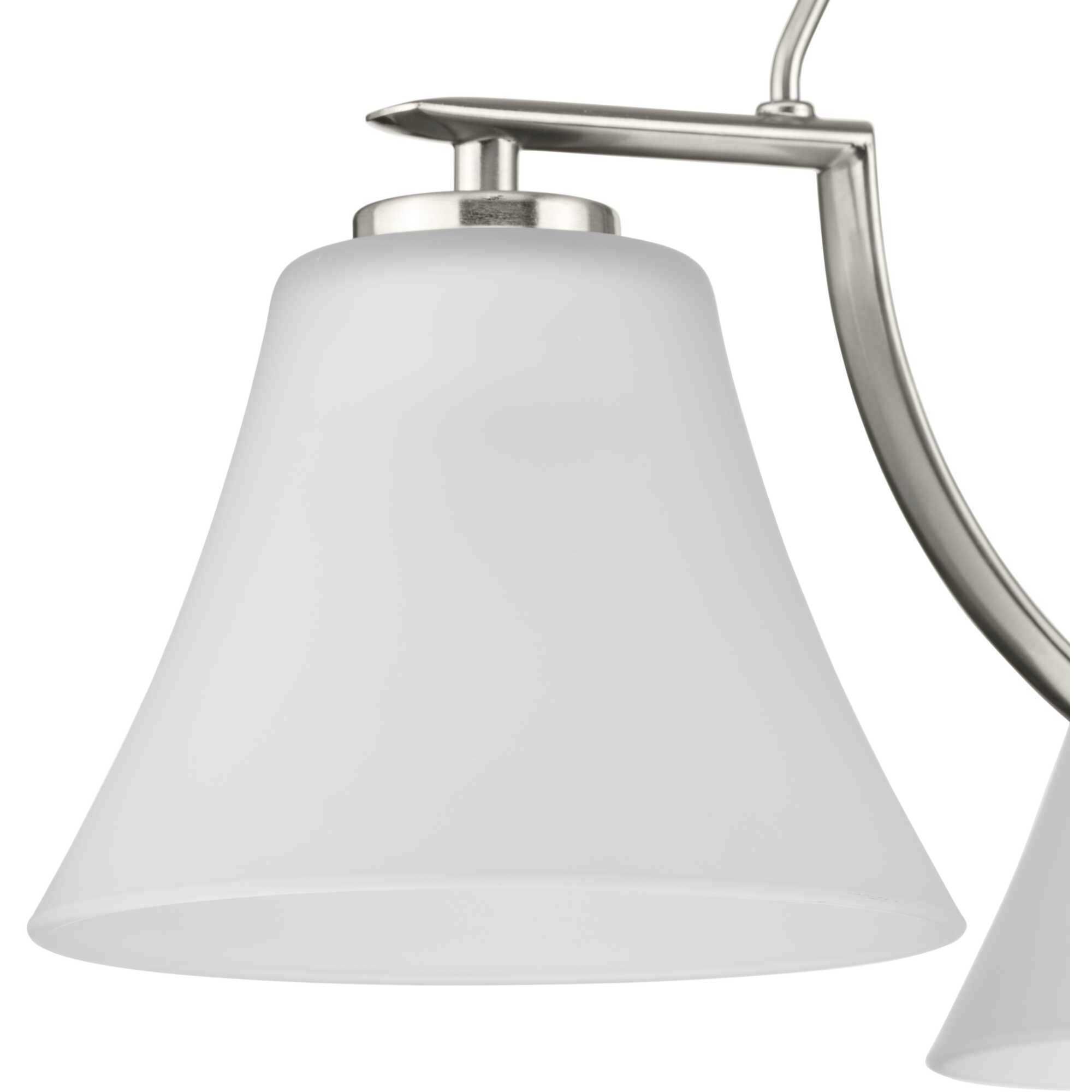 Annette St 3 Light 23 inch Brushed Nickel Chandelier Ceiling Light