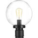 Portici 1 Light 13 inch Matte Black Outdoor Post Lantern
