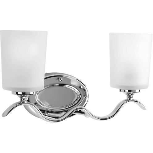 Briscoe 2 Light 15 inch Polished Chrome Bath Vanity Wall Light