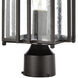 Brough 1 Light 14 inch Matte Black Outdoor Post Light