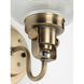 Artrude St 1 Light 5.75 inch Vintage Brass Bath Vanity Wall Light