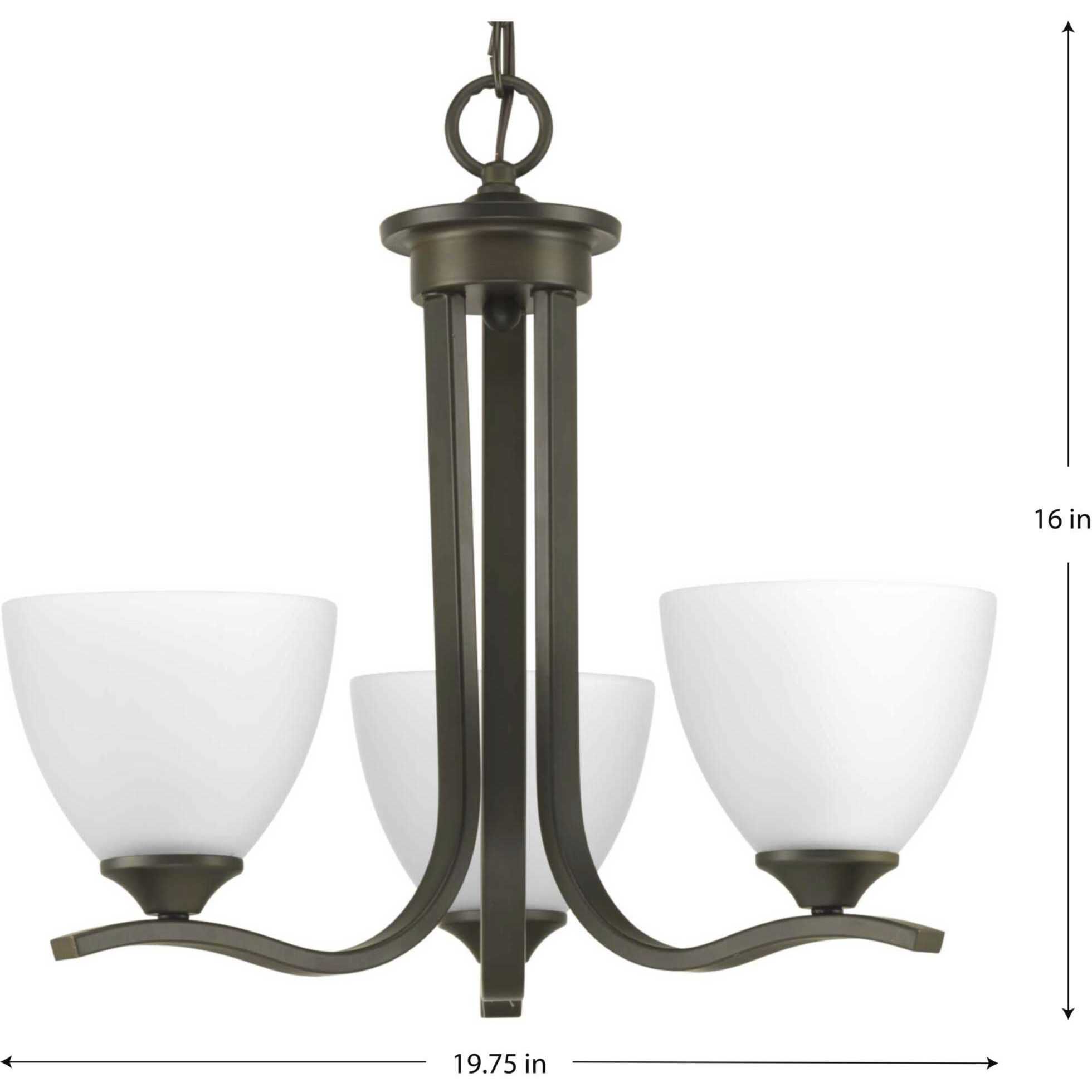 Antelo View Dr 3 Light 19.75 inch Antique Bronze Chandelier Ceiling Light