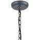 Greenock Ln 1 Light 8 inch Aged Zinc Outdoor Pendant