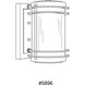 Baffin Bay 1 Light 12 inch Oil Rubbed Bronze Outdoor Wall Lantern