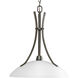 Anna 1 Light 17 inch Antique Bronze Pendant Ceiling Light