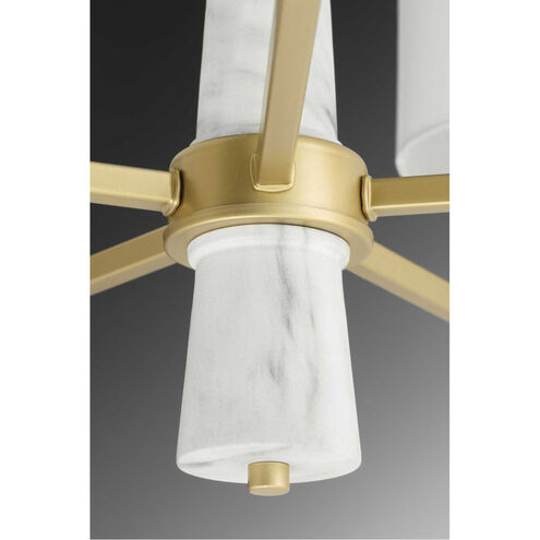 Santa Barbara 4 Light 15 inch Vintage Gold Foyer Pendant Ceiling Light, Design Series
