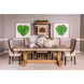 Foggia 90.5 X 39.5 inch Polished Concrete with Atlantic Brushed Dining Table