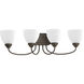 Armstrong 4 Light 29.88 inch Antique Bronze Bath Vanity Wall Light