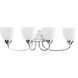Armstrong 4 Light 29.88 inch Polished Chrome Bath Vanity Wall Light