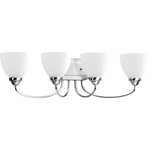 Armstrong 4 Light 29.88 inch Polished Chrome Bath Vanity Wall Light