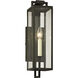 John 1 Light 17 inch Forged Iron Outdoor Wall Sconce