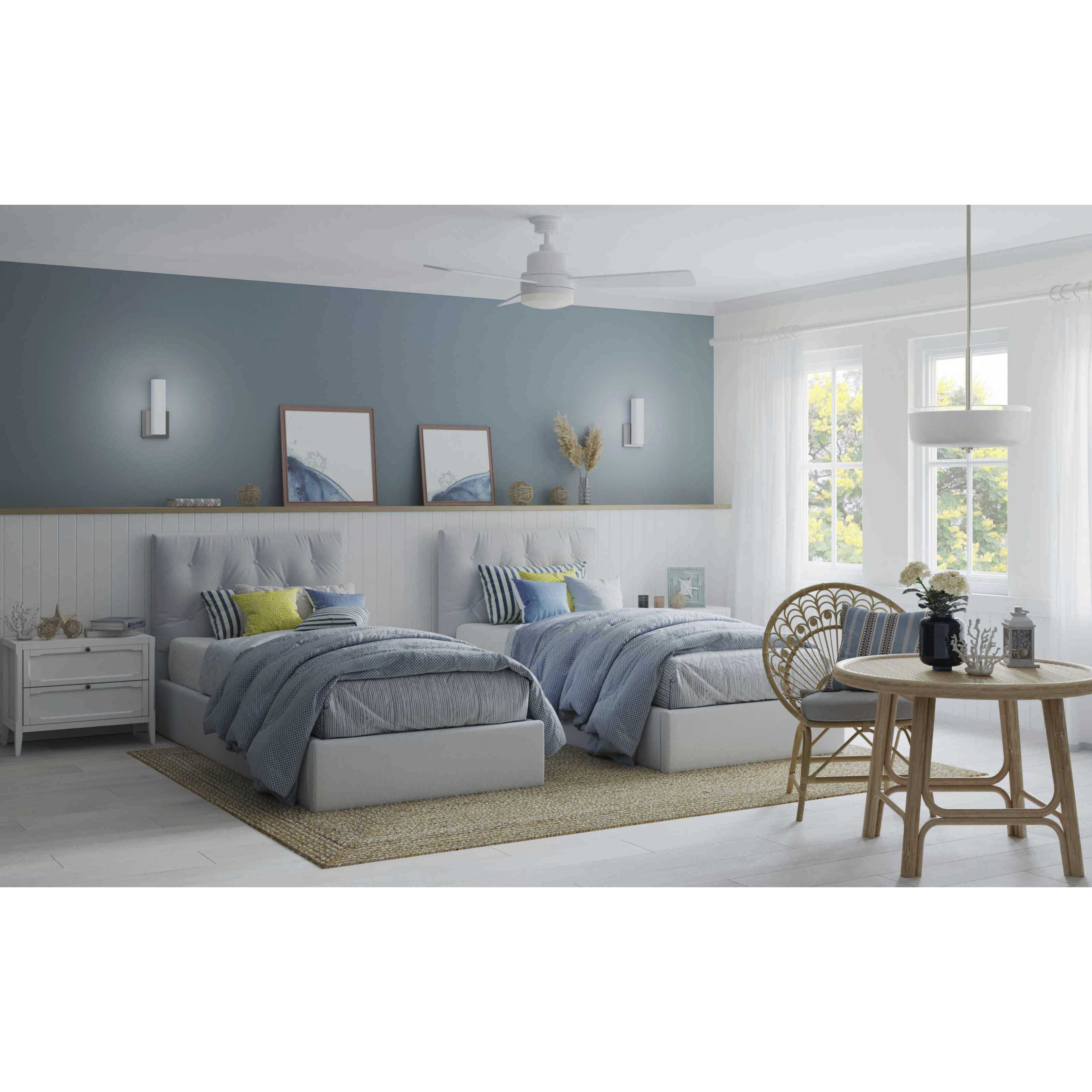 Brackettville 3 Light 18 inch Brushed Nickel Foyer Pendant Ceiling Light