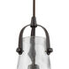 Alamo 1 Light 8 inch Oil Rubbed Bronze Mini Pendant Ceiling Light