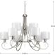 Gladden Pl 9 Light 36 inch Brushed Nickel Chandelier Ceiling Light