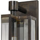 Greenock Ln 1 Light 20 inch Hazelnut Bronze with Clear Outdoor Wall Sconce