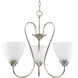 Armstrong 3 Light 21.69 inch Brushed Nickel Chandelier Ceiling Light