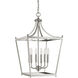 Peckham 6 Light 17 inch Polished Nickel Foyer Ceiling Light