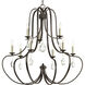 Lancaster 9 Light 34 inch Antique Bronze Chandelier Ceiling Light