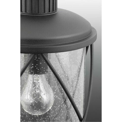 Garthwaite Ave 1 Light 19 inch Textured Black Outdoor Wall Lantern, Medium