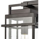 Loft 1 Light 19 inch Matte Black Outdoor Wall Sconce