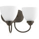 Armstrong 2 Light 13.69 inch Antique Bronze Bath Vanity Wall Light