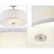 Briscoe 2 Light 13 inch Brushed Nickel Semi-Flush Mount Ceiling Light