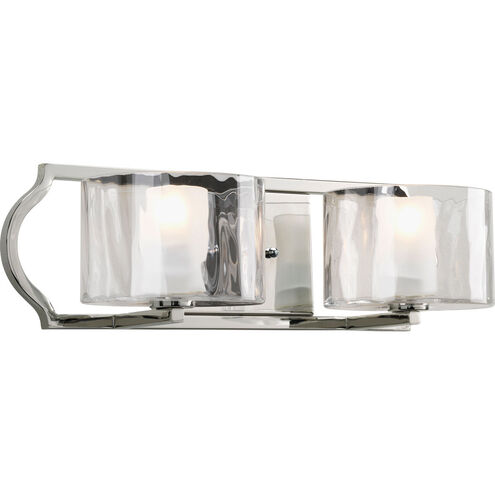 Roscommon 2 Light 18.44 inch Polished Nickel Bath Vanity Wall Light
