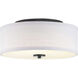 Gilchrist LED 13 inch Graphite Flush Mount Ceiling Light, Progress LED