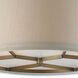 Albany 3 Light 16 inch Brushed Antique Brass Semi Flush Mount Ceiling Light