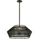 Brad 1 Light 36 inch Espresso Chandelier Ceiling Light