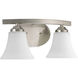 Germain St 2 Light 13.25 inch Brushed Nickel Bath Vanity Wall Light