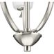 Annette St 3 Light 18 inch Brushed Nickel Foyer Chandelier Ceiling Light