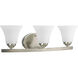 Germain St 3 Light 21.5 inch Brushed Nickel Bath Vanity Wall Light