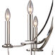 Goforth 6 Light 25 inch Polished Nickel Chandelier Ceiling Light