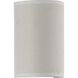 Gilchrist LED 6 inch Off White Linen ADA Wall Sconce Wall Light