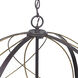 Gerald Ave 6 Light Antique Bronze Pendant Ceiling Light