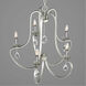 Lancaster 5 Light 24.63 inch Silver Ridge Chandelier Ceiling Light
