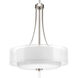 Gladden Pl 4 Light Brushed Nickel Pendant Ceiling Light
