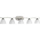 Antelo View Dr 5 Light 41.63 inch Brushed Nickel Bath Vanity Wall Light