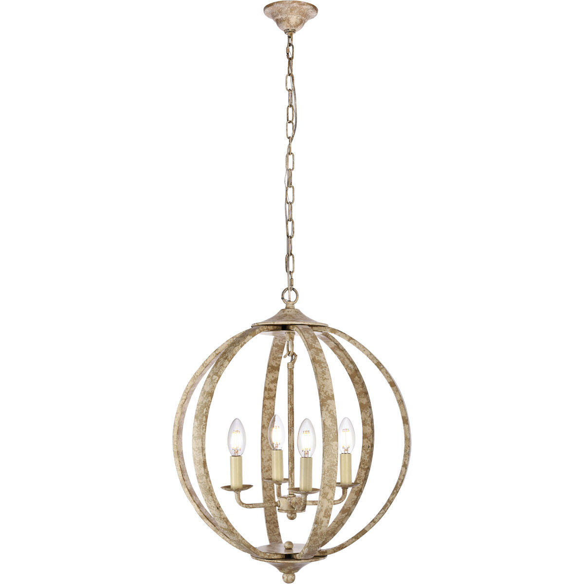 Goleta St 4 Light 18 inch Weathered Dove Pendant Ceiling Light