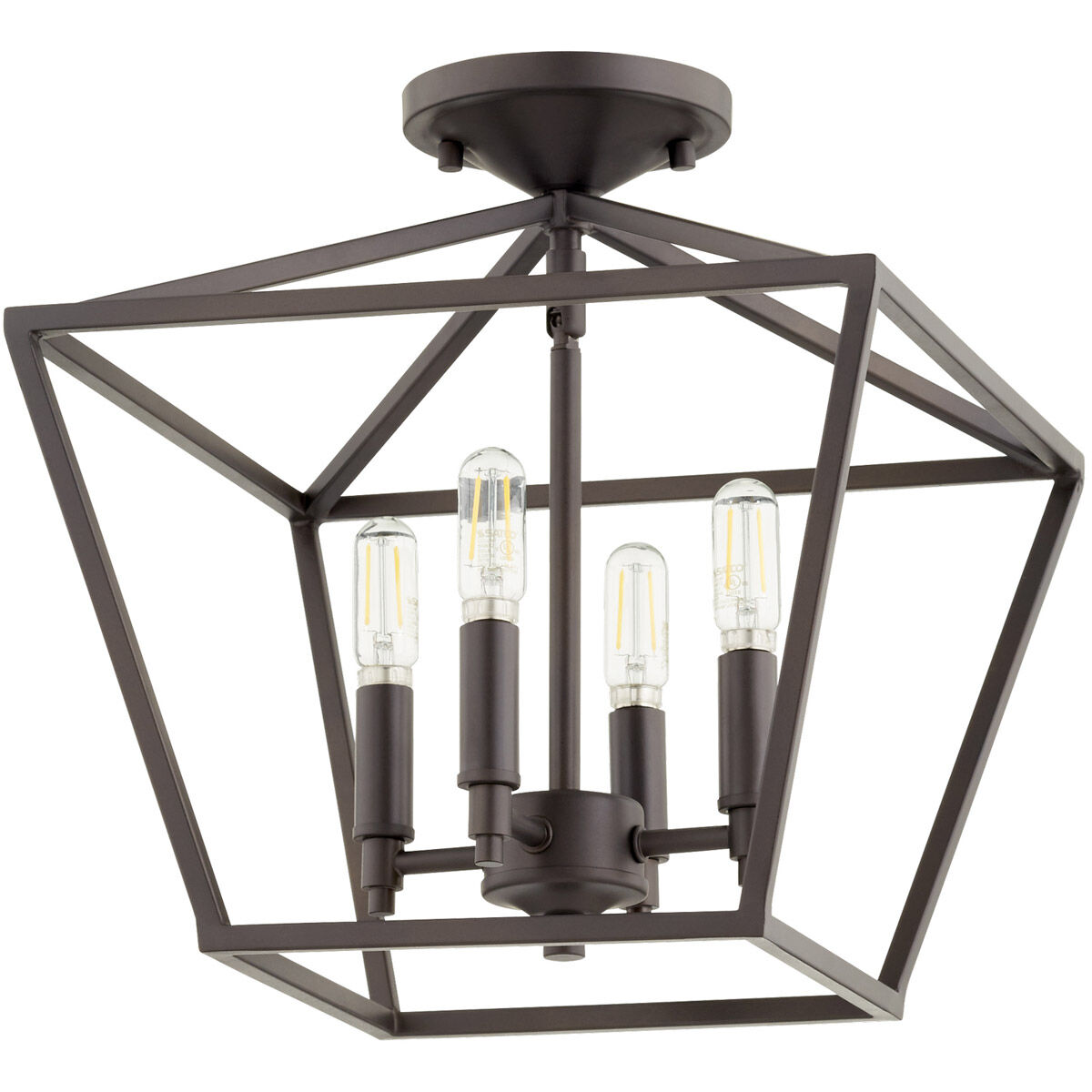 Gabriel 4 Light 13.00 inch Semi-Flush Mount