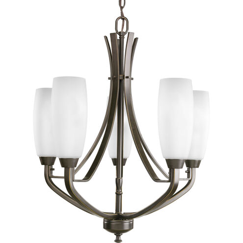 Anna 5 Light 22 inch Antique Bronze Chandelier Ceiling Light