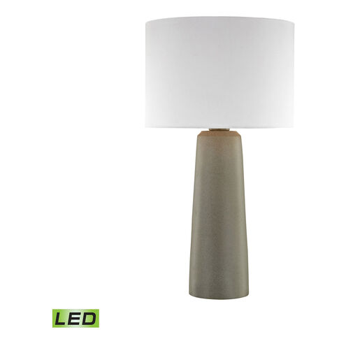 Grandee Ave 27 inch 9.5 watt Polished Concrete Outdoor Table Lamp