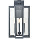 Greenock Ln 4 Light 25 inch Aged Zinc Outdoor Wall Sconce