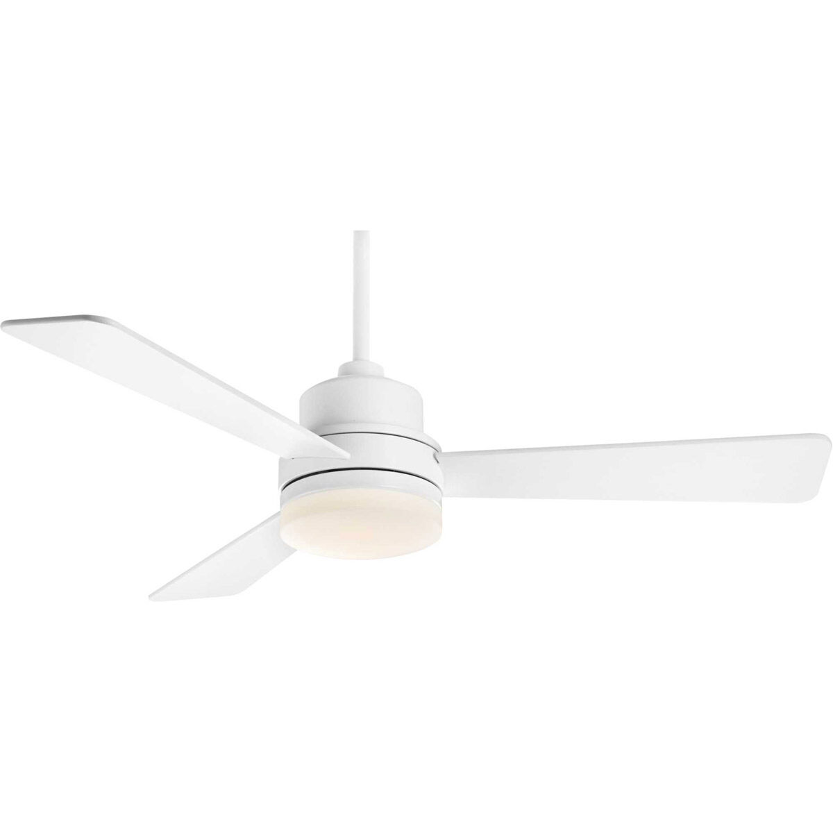 Boston 52 inch White with 0 Blades Ceiling Fan, Progress LED
