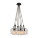 Graham Pl 7 Light 19 inch Oil Rubbed Bronze Multi Pendant Ceiling Light, Nesting