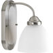 Armstrong 1 Light 5.75 inch Brushed Nickel Bath Vanity Wall Light